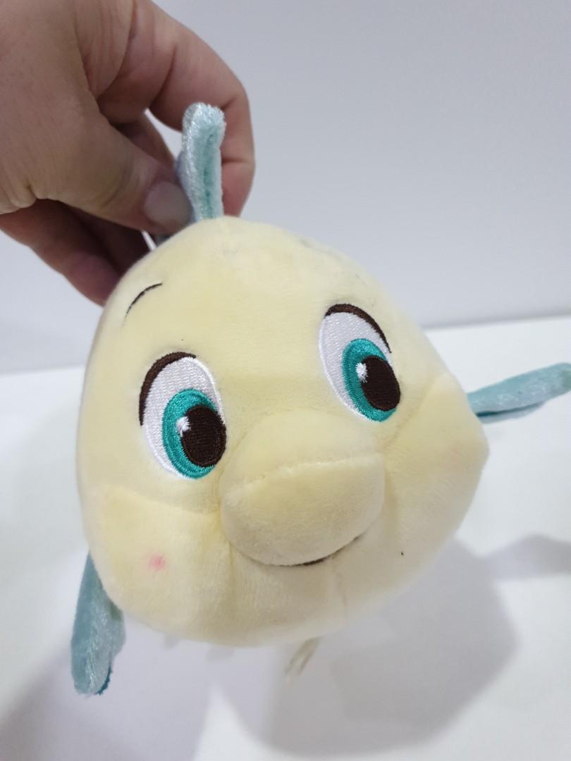 Disney Store Little Mermaid Flounder Small Soft Toy