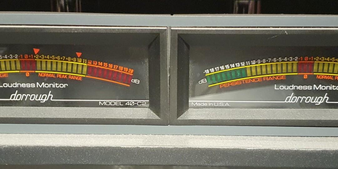 Dorrough 40C2 Analog Loudness Meter with Rackmount, Audio, Other Audio