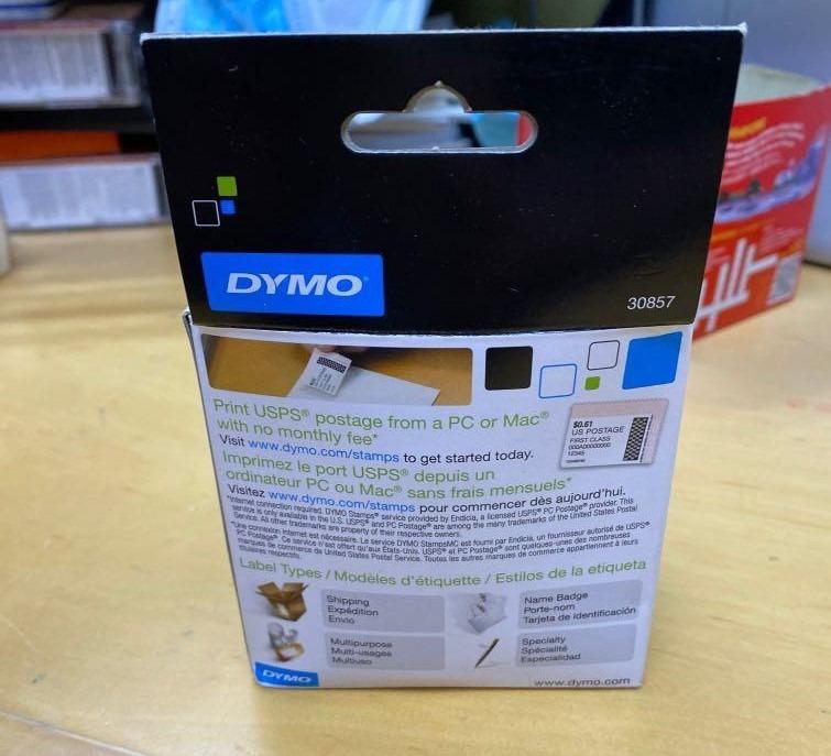 DYMO Printer Labels/HP Ink Cartridges 933XL/Lyreco Premium A3 Paper