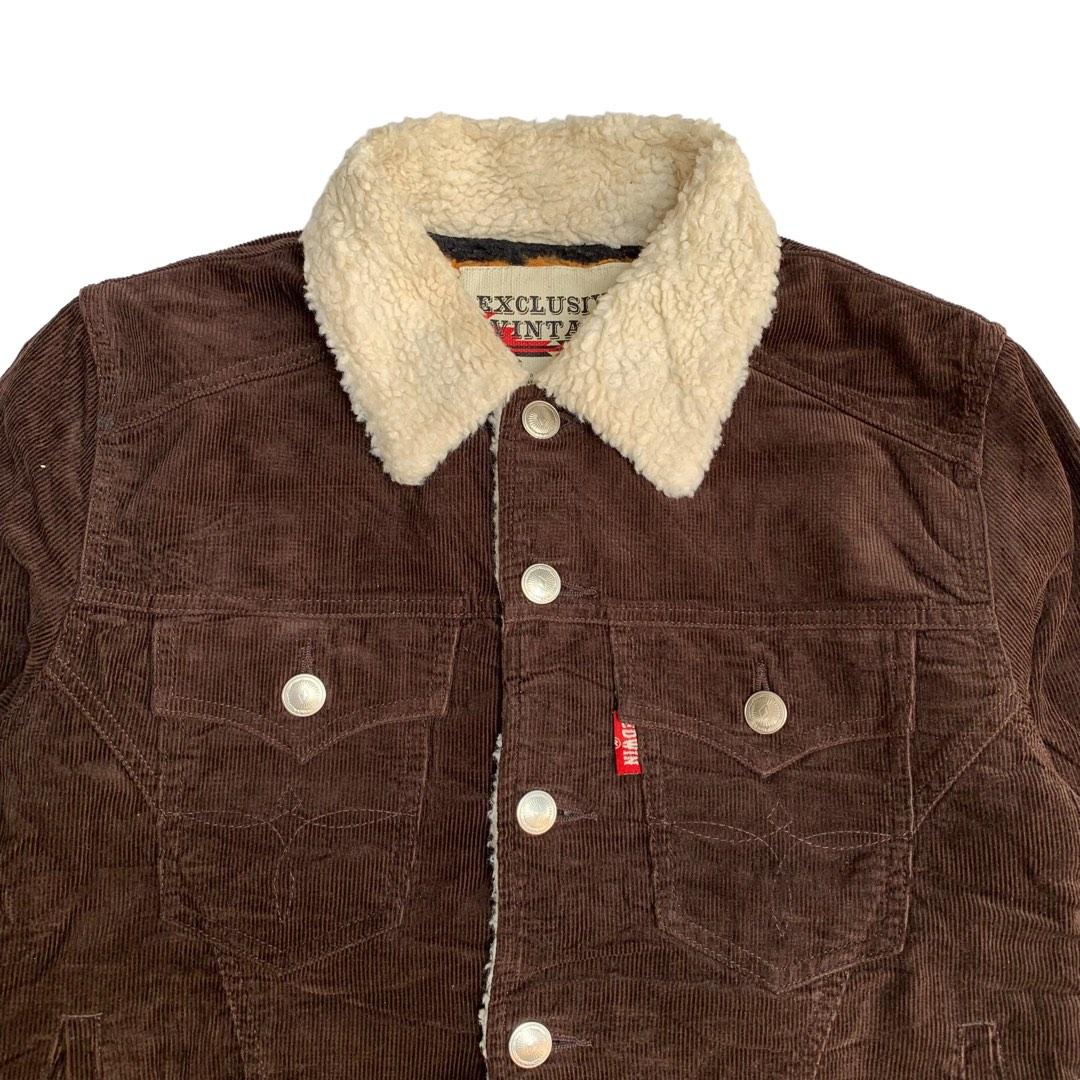 Edwin corduroy sherpa trucker jacket