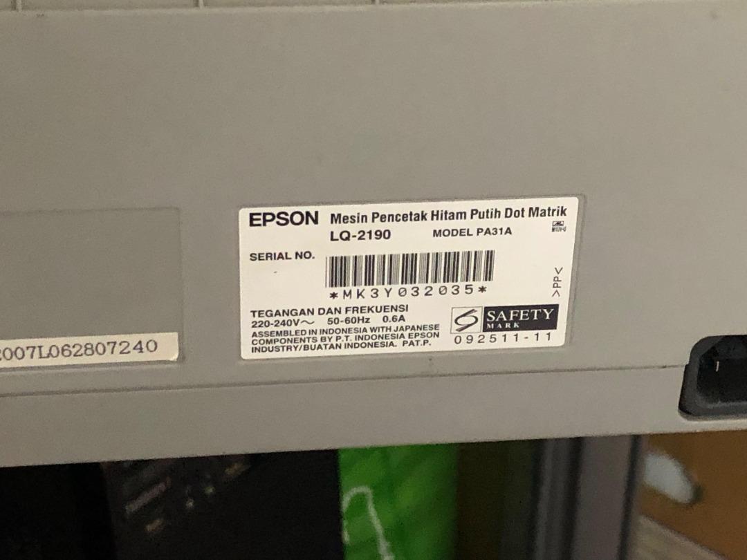 Epson Laser Printer/HP Printer/Epson Printer/Epson Dot Matrix Printer