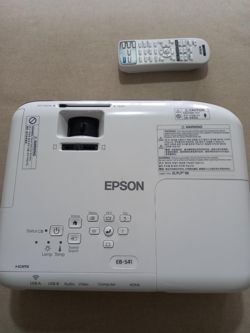 Epson Projector EB-X41, TV & Home Appliances, TV & Entertainment ...