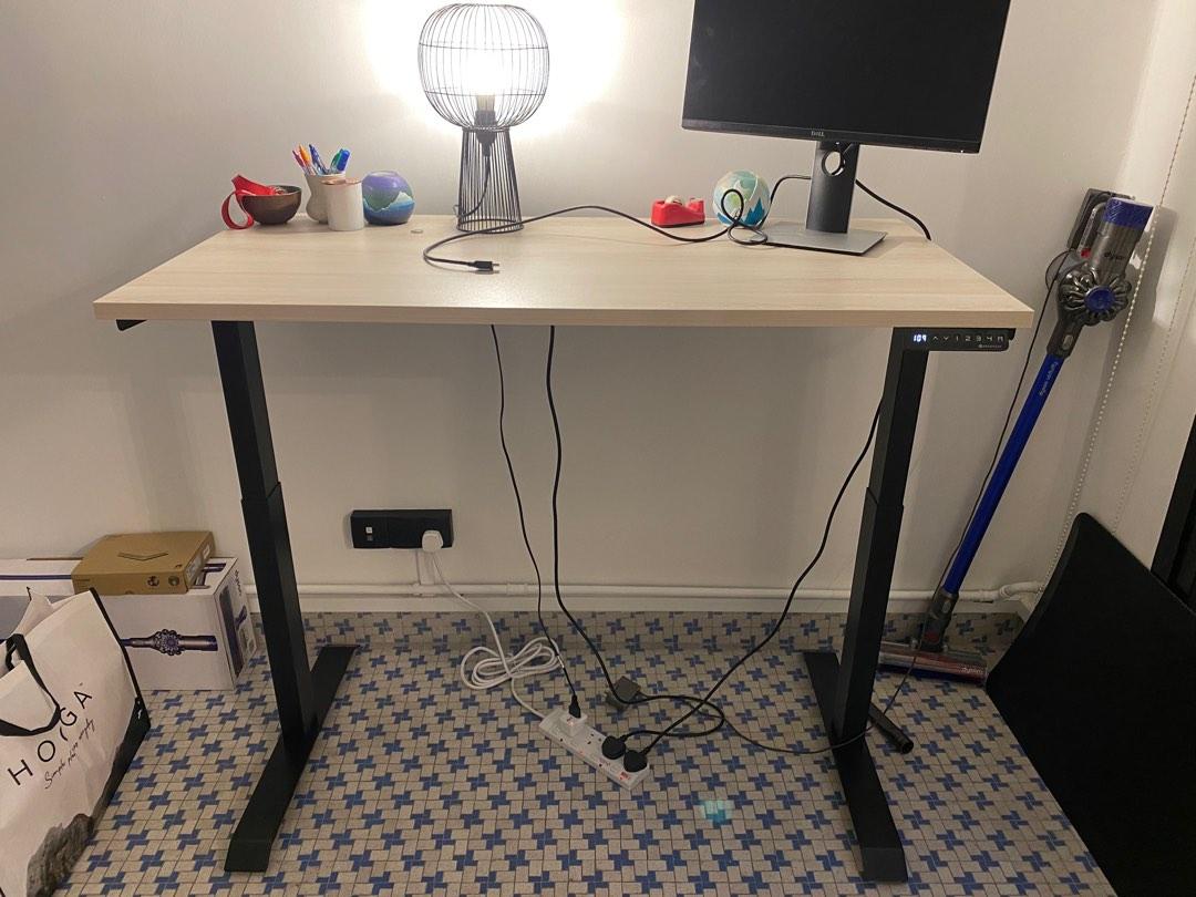 Ergo Edge AmpDesk Pro Version Standard White Ash Table top Furniture Home Living Furniture Other Home Furniture on Carousell