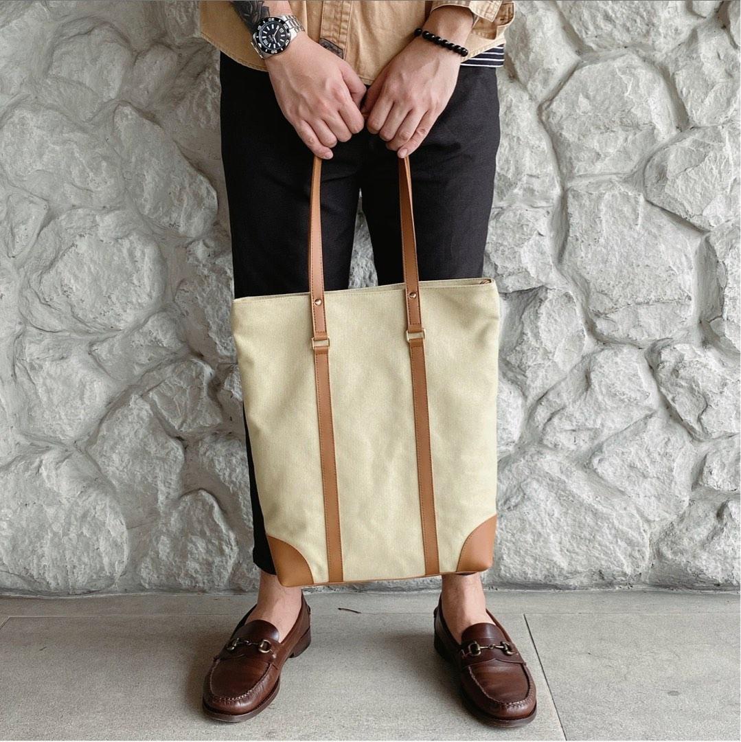 FABIAN Jacinto Canvas Tote Bag Brown (Category: Tote Bags) located in Quezon City. Submitted by nikkadg (Listing ID 1053491831, Image 1). Description: instagram.com/shopatfabian facebook.com/shopatfabian.