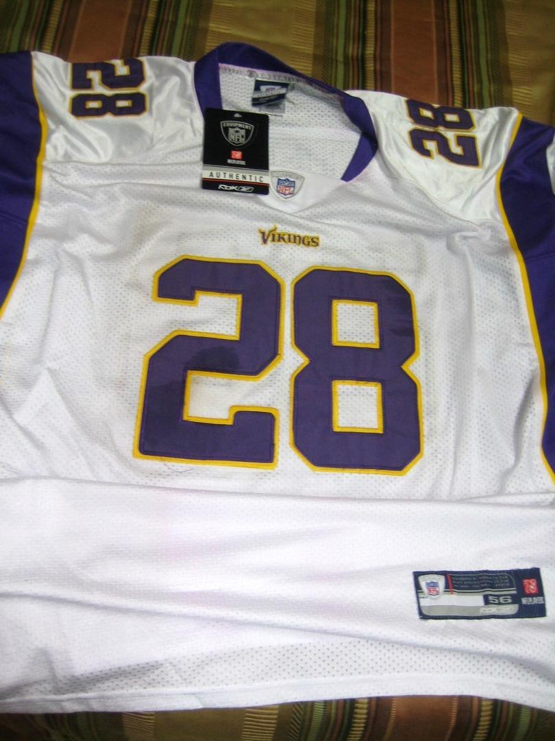 Men's XLarge Minnesota Vikings Peterson #28 NFL White Jersey