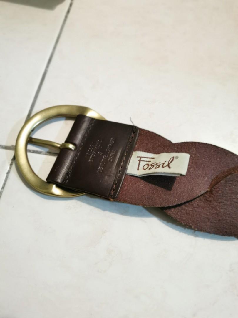 Fossil Genuine Leather Women Belts, Women's Fashion, Watches