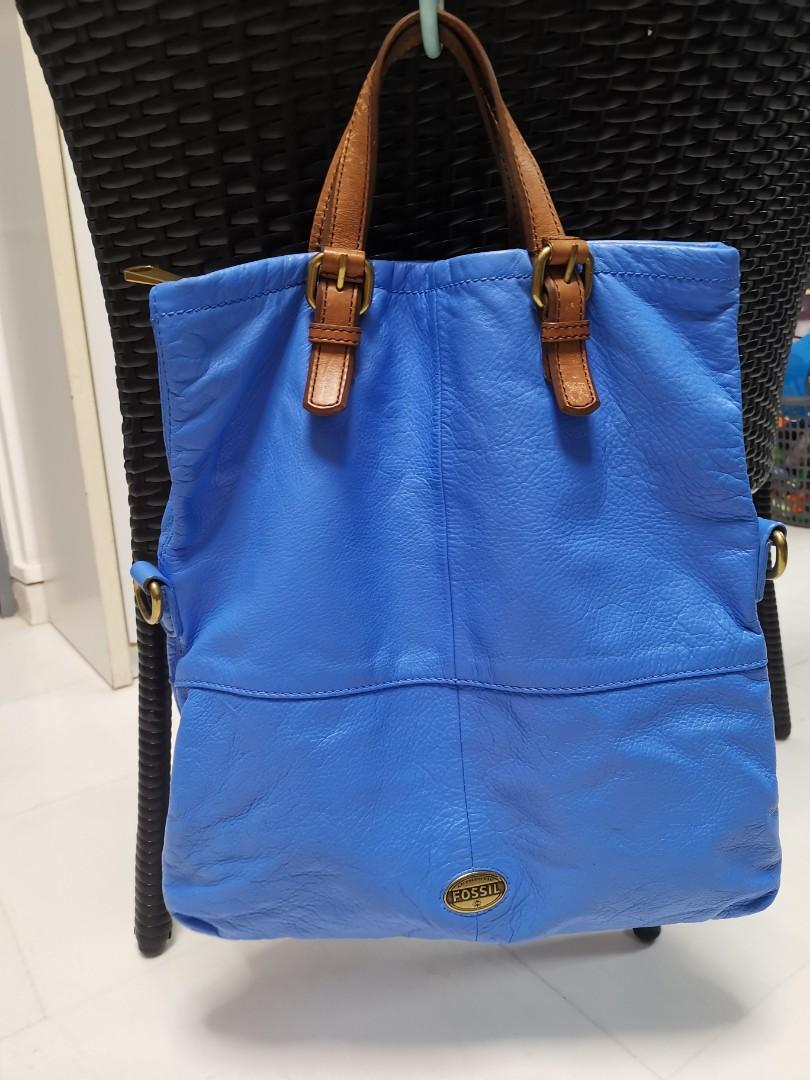 Fossil leather bag, Women's Fashion, Bags & Wallets, Tote Bags on Carousell