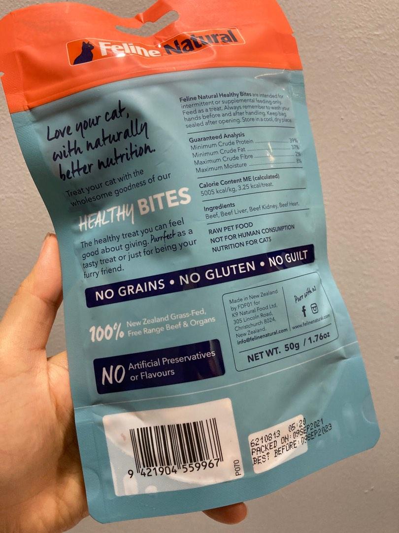 Freeze Dried Cats Treat Feline Natural Beef Treats (BN), Pet Supplies