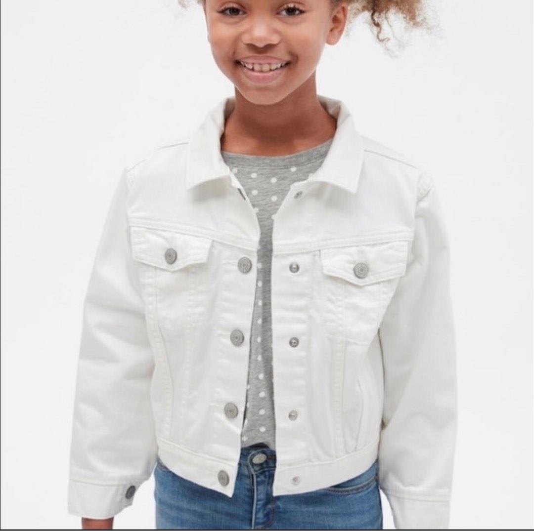 Childrens white denim jacket 2025