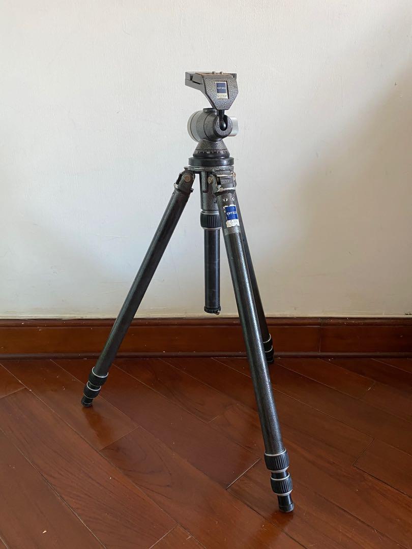 法國Gitzo G220 3節2號鋁腳架Tripod 連Gitzo G1276M波頭雲台, 攝影器材