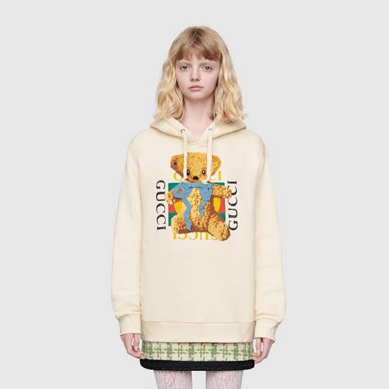 Gucci teddy hoodie on sale