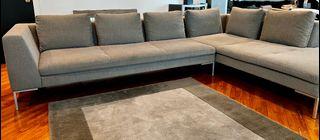 Habitat Montino Sectional Sofa with Chaise Lounge