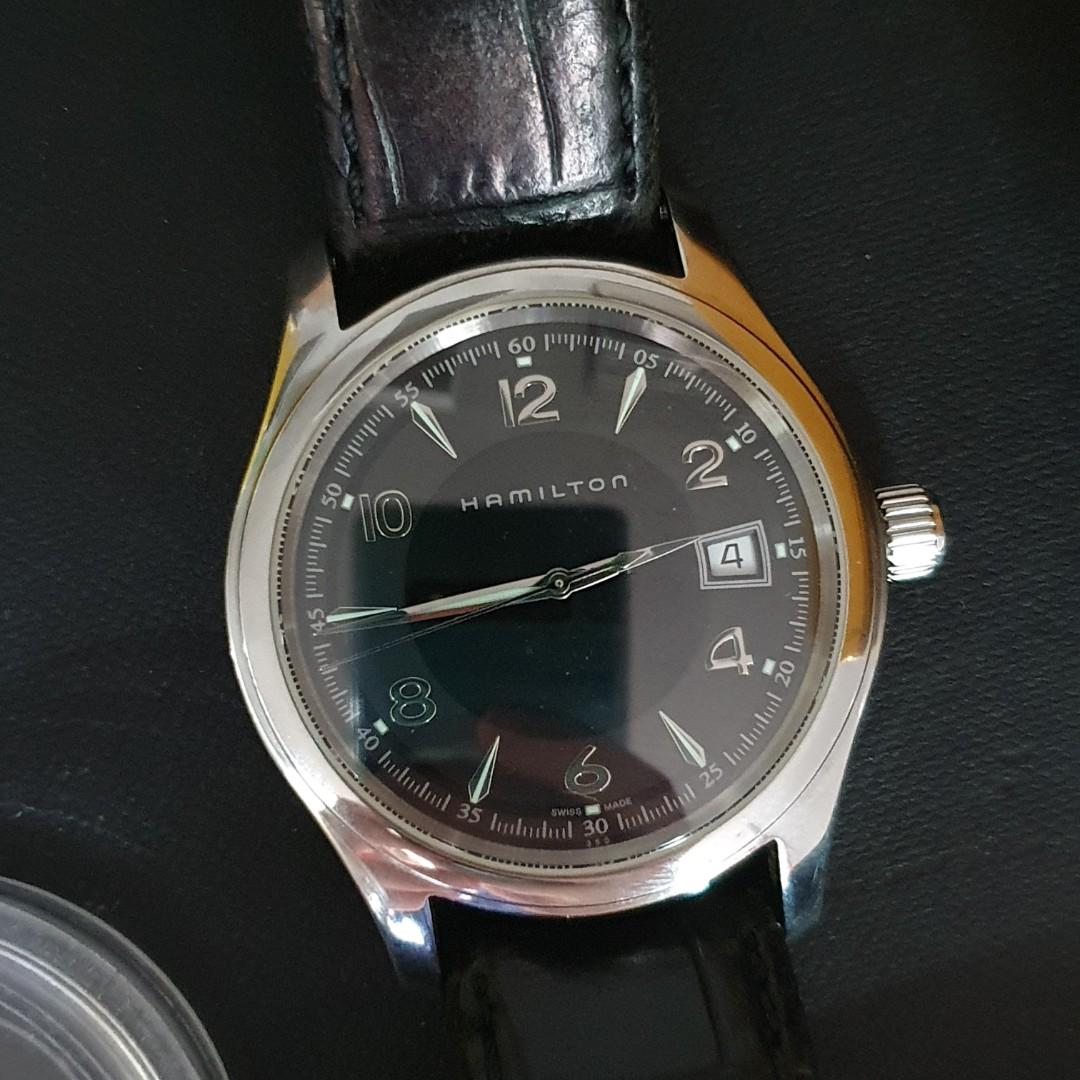 Hamilton Swiss Made Men Dress Watch H1845510, Men's Fashion, Watches