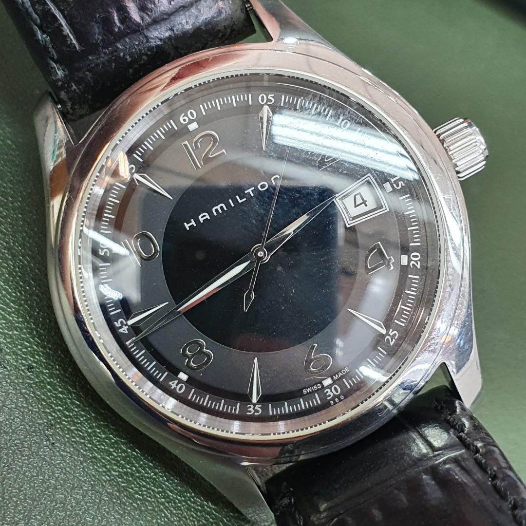 Hamilton Swiss Made Men Dress Watch H1845510, Men's Fashion, Watches