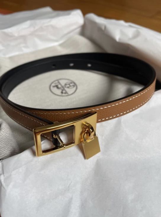 Hermes Lucky 15 belt, Women's Fashion, Watches & Accessories, Belts on