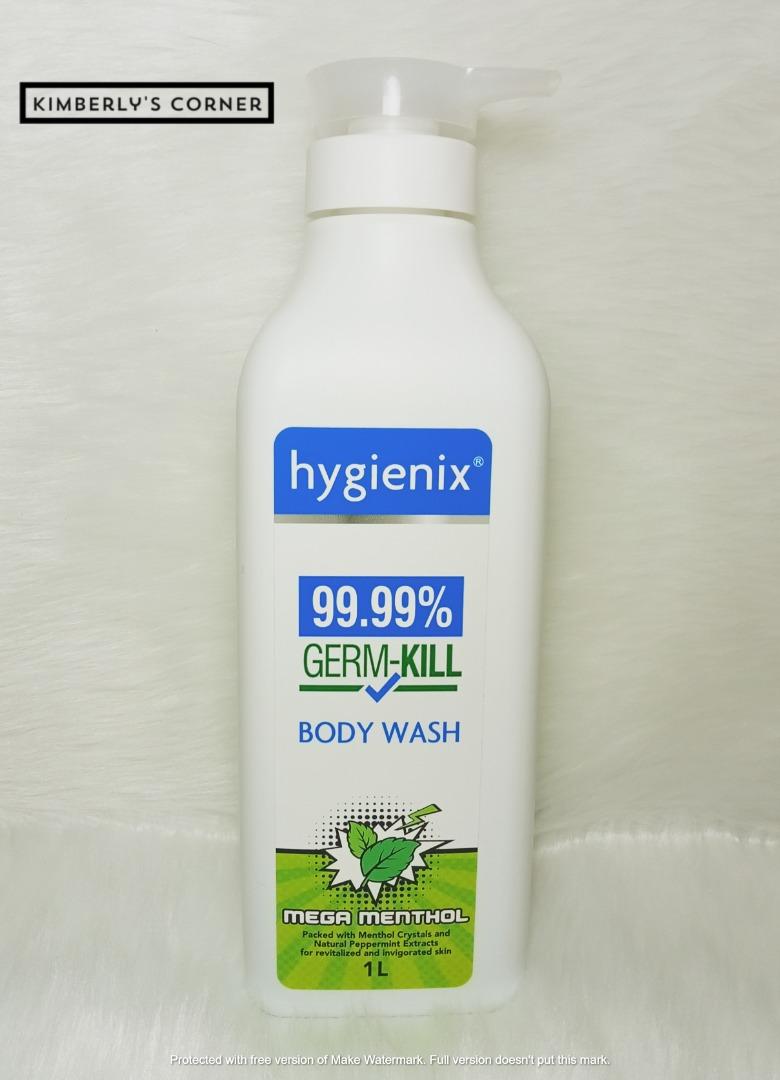 Hygienix Body Wash Mega Menthol 1L, Beauty & Personal Care, Bath & Body