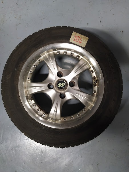 Hyundai Tyre and Rim Set, Car Accessories, Tyres & Rims on Carousell