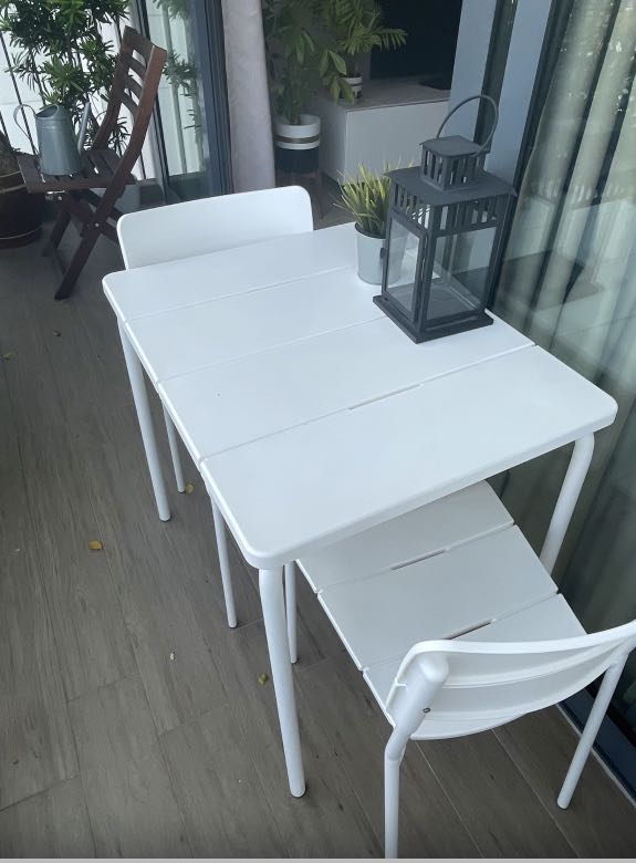 Ikea dining set, Furniture & Home Living, Outdoor Furniture on Carousell