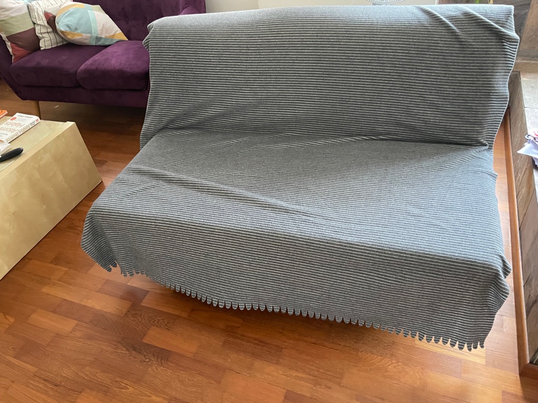 lycksele lövås two seat sofa bed cover
