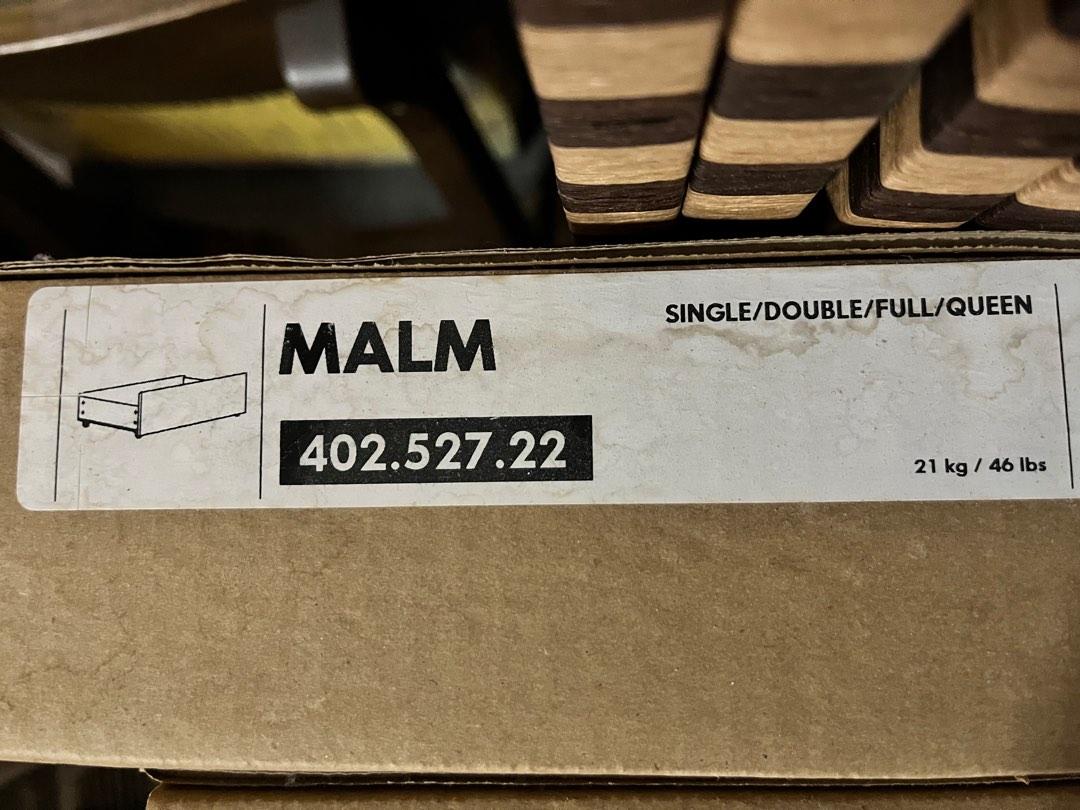 IKEA MALM Drawer Under Bed Single Double Full Queen, Furniture & Home Living, Furniture, Shelves
