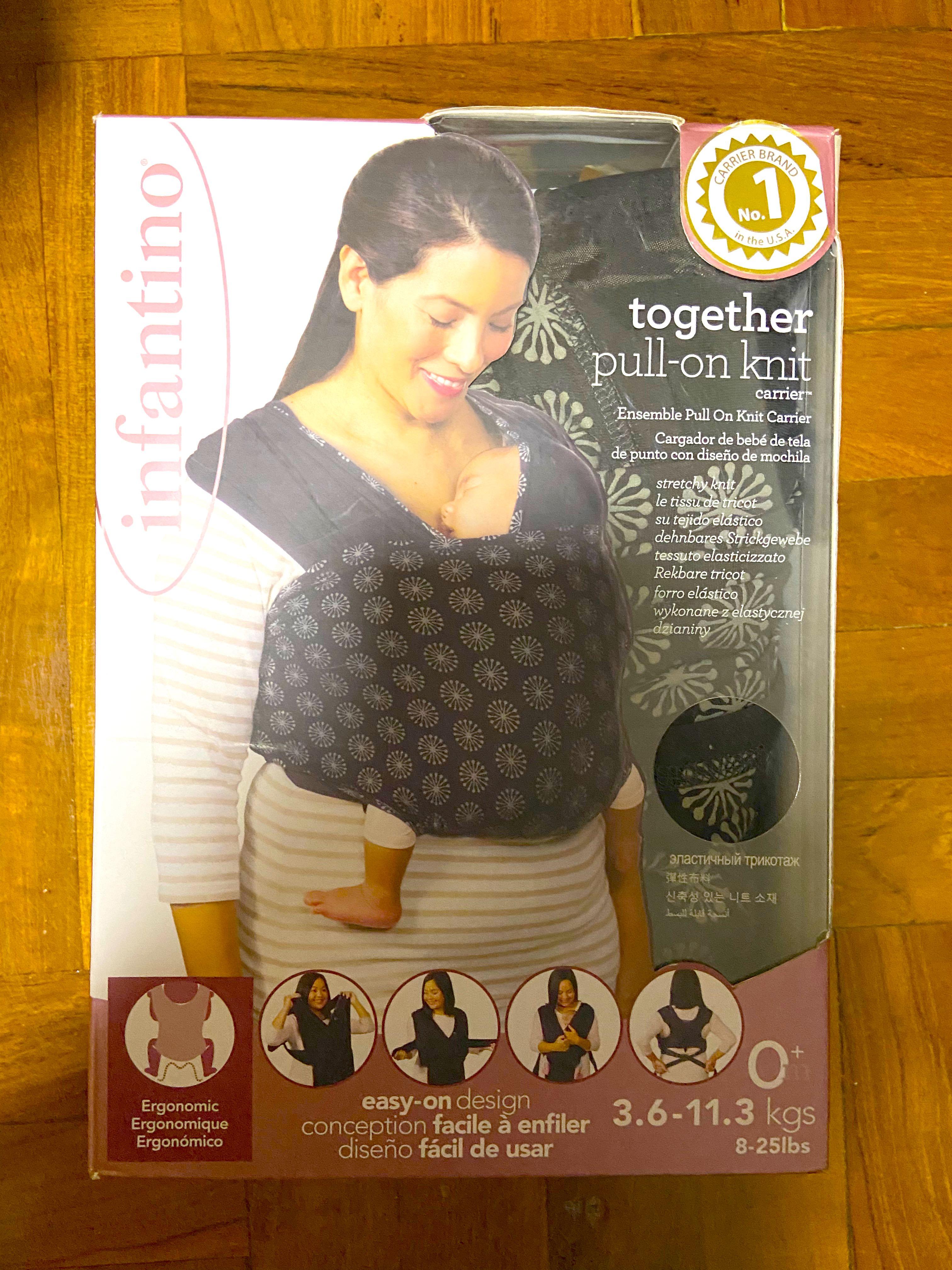 Infantino pull on knit sales carrier reviews