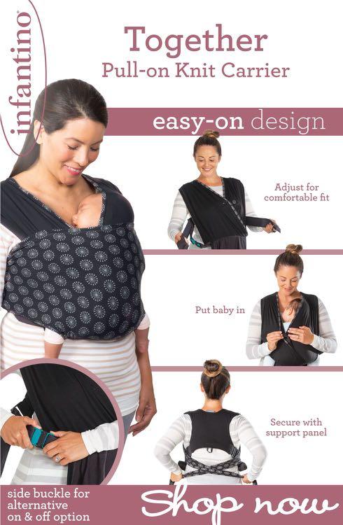 Infantino together pull on knit carrier