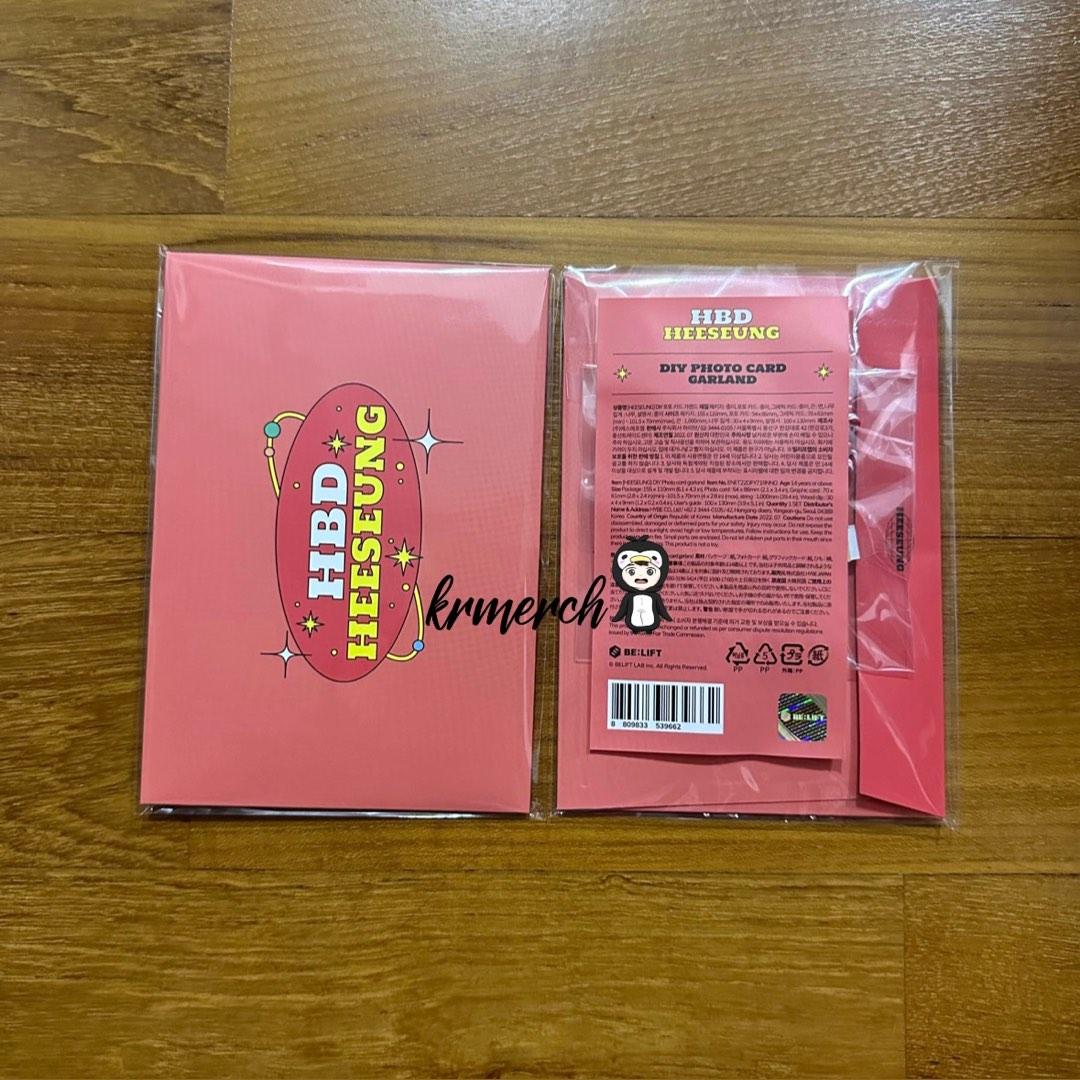 instock enhypen heeseung birthday garland, Hobbies & Toys, Memorabilia