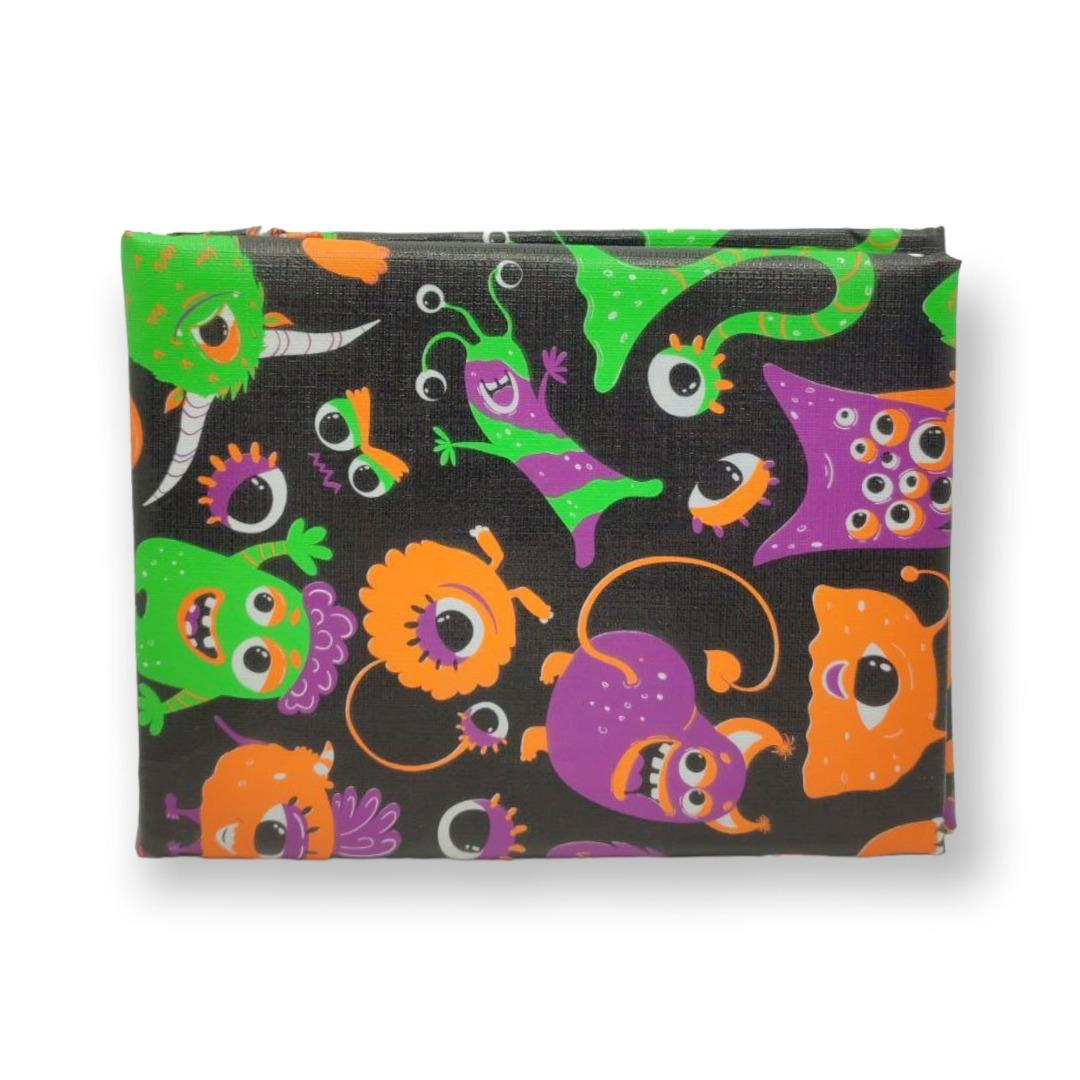 Jack O' Lantern Lane PEVA Tablecloth (Rectangle) (Category: Table Linen & Textiles) located in Quezon City. Submitted by gemaenterprises (Listing ID 1189181342, Image 1). Description: • 100% PEVA plastic with flannel backing. • 60in x 102in (152cm x 259cm) • CARE: Wipe clean with damp cloth. Do not iron..
