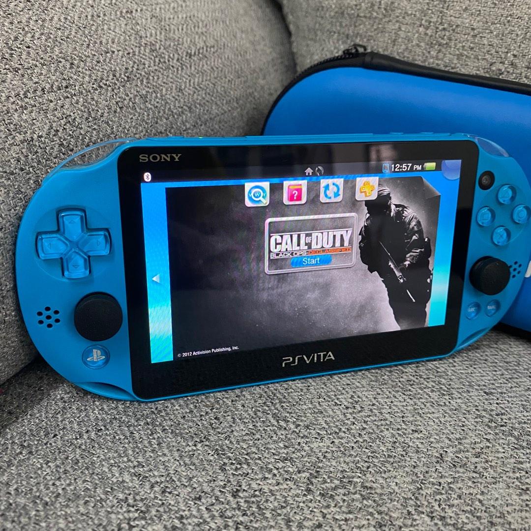 Jailbreak Henkaku PS Vita 2k Version Neon Blue, Video Gaming, Video