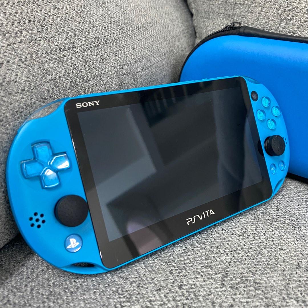 Jailbreak Henkaku PS Vita 2k Version Neon Blue, Video Gaming, Video