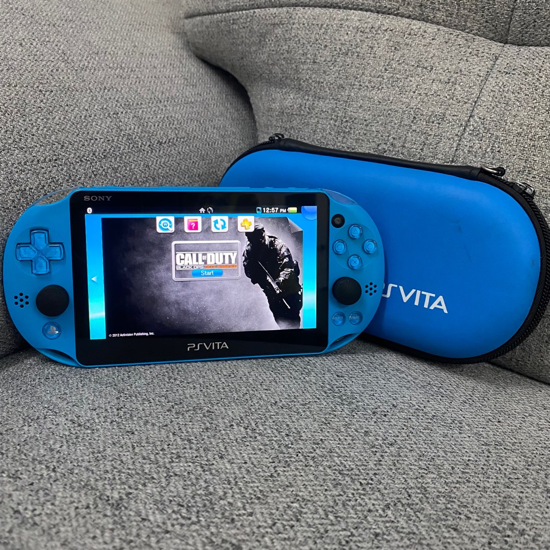 Jailbreak Henkaku PS Vita 2k Version Neon Blue, Video Gaming, Video Game Consoles, PlayStation