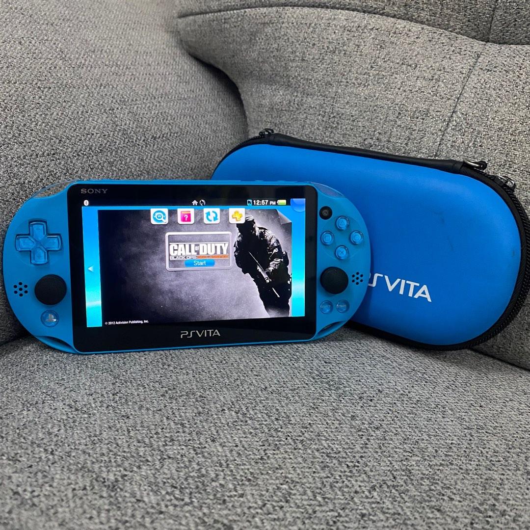 Jailbreak Henkaku PS Vita 2k Version Neon Blue, Video Gaming, Video