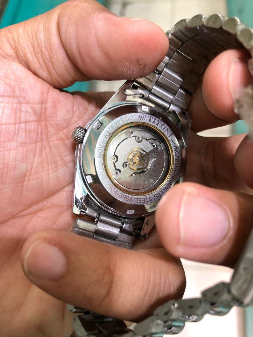 Jam Rashed 145 Jam tangan titoni otomatis cosmo king, Fesyen Pria, Jam Tangan di Carousell