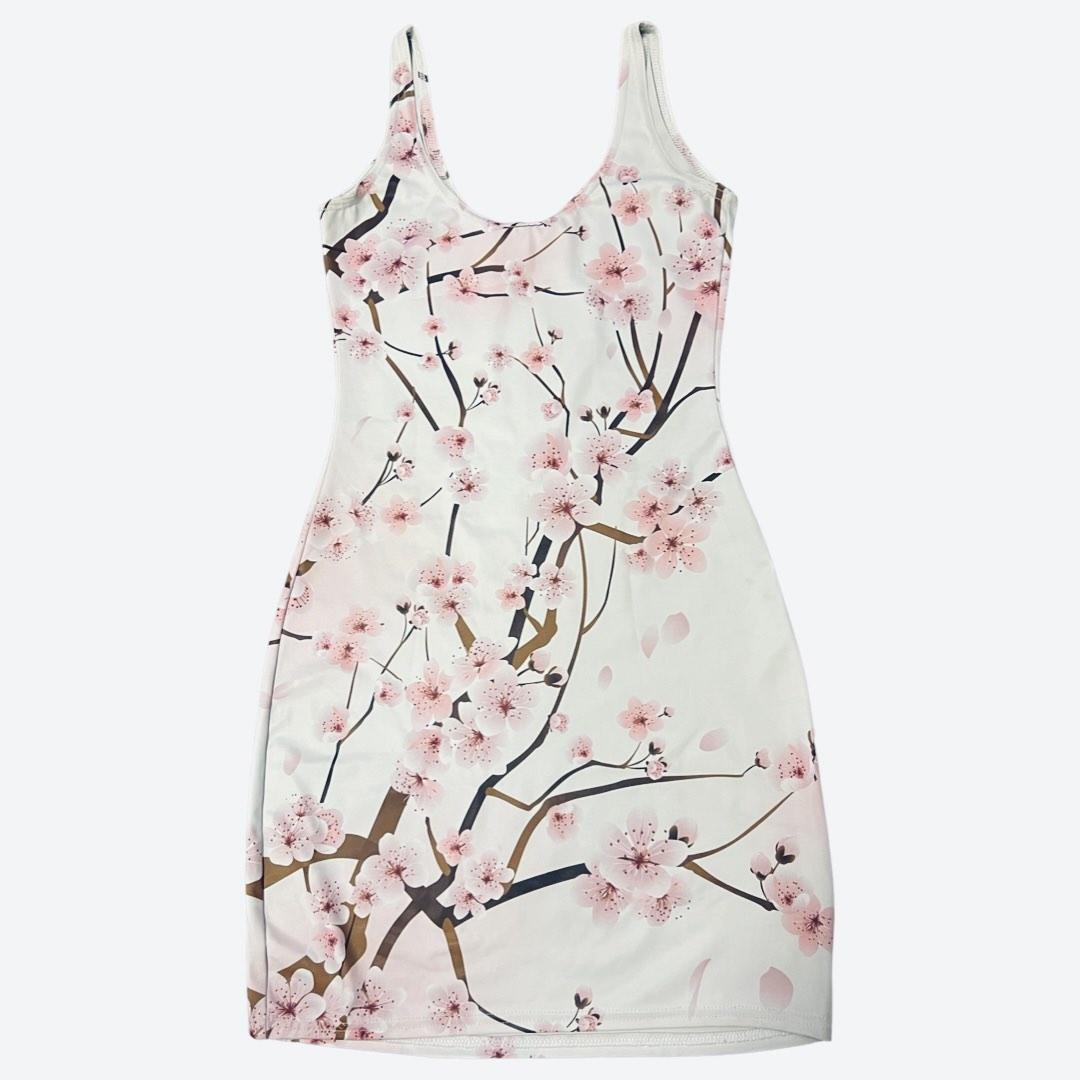 Cherry blossom 2024 print dress