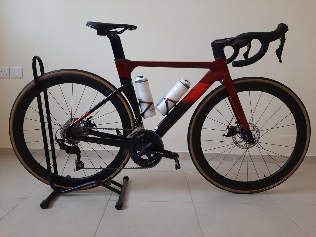 2021 Java Jair Fuoco Size 48cm (Category: Bicycles) located in Paranaque City. Submitted by desertrain (Listing ID 1189273834, Image 2). Description: Full carbon Full internal cabling Carbon DECA wheelset R7000 105 Groupset with oversize carbon pulley (Upgrade) Cassette11-32 / Deca Crankset 50/34T Upgraded to TRP Mechanical Disc brake Fizik R7 Saddle With 2 Carbon bottle cage .