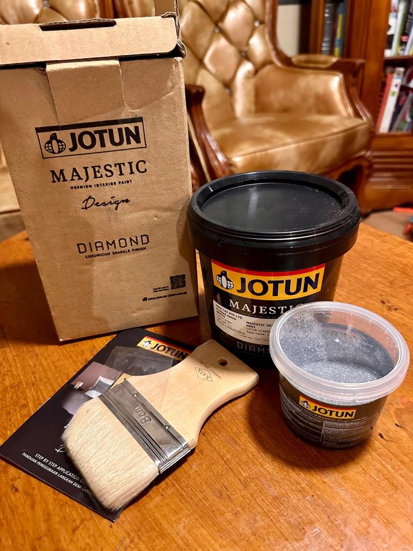 Jotin majestic white glitter paint, Furniture & Home Living, Home Decor, Wall Decor on Carousell