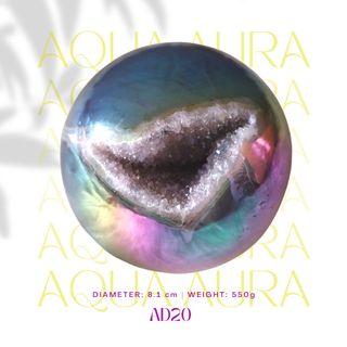 Aqua Aura Sphere - Jumbo Iridescent Crystals (choose from 2) 