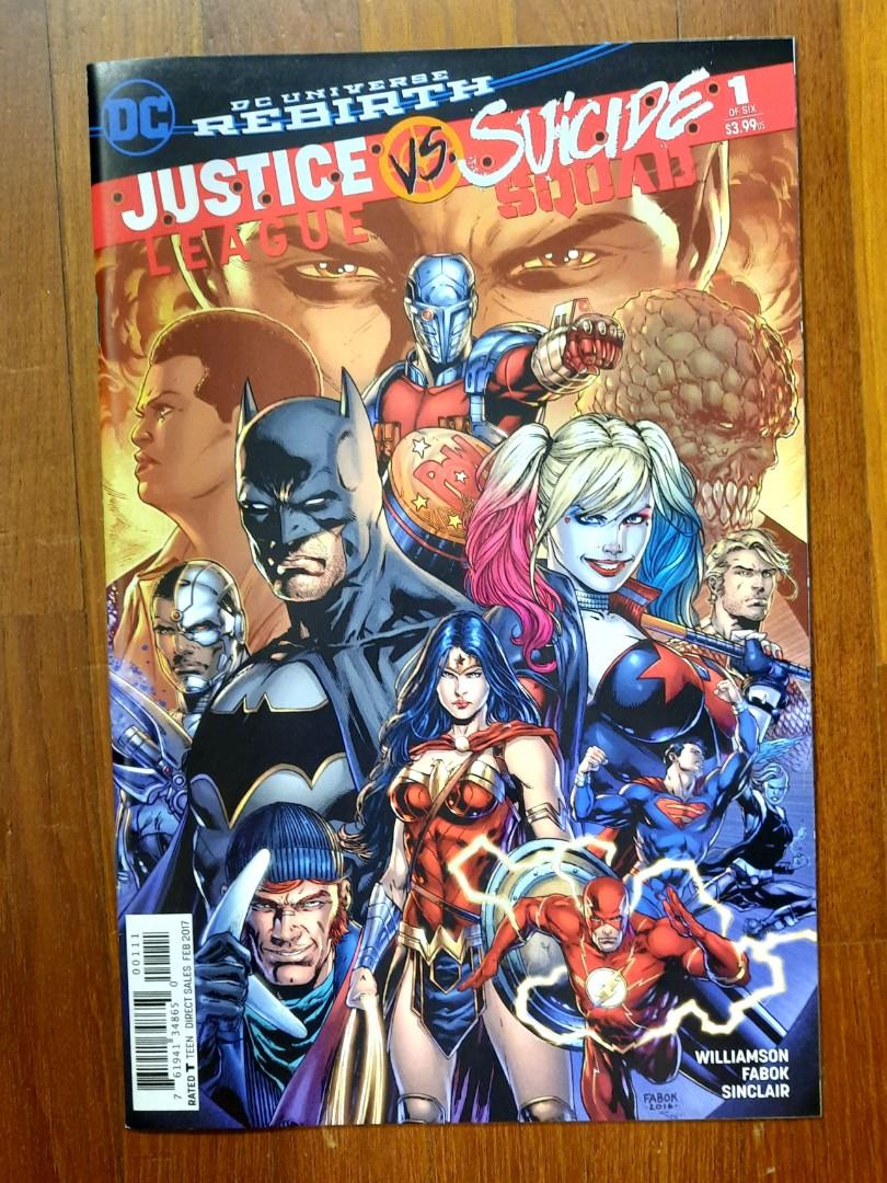 Justice League vs Suicide Squad Vol 1 #1 - 6 (2017 complete 6-issue ...