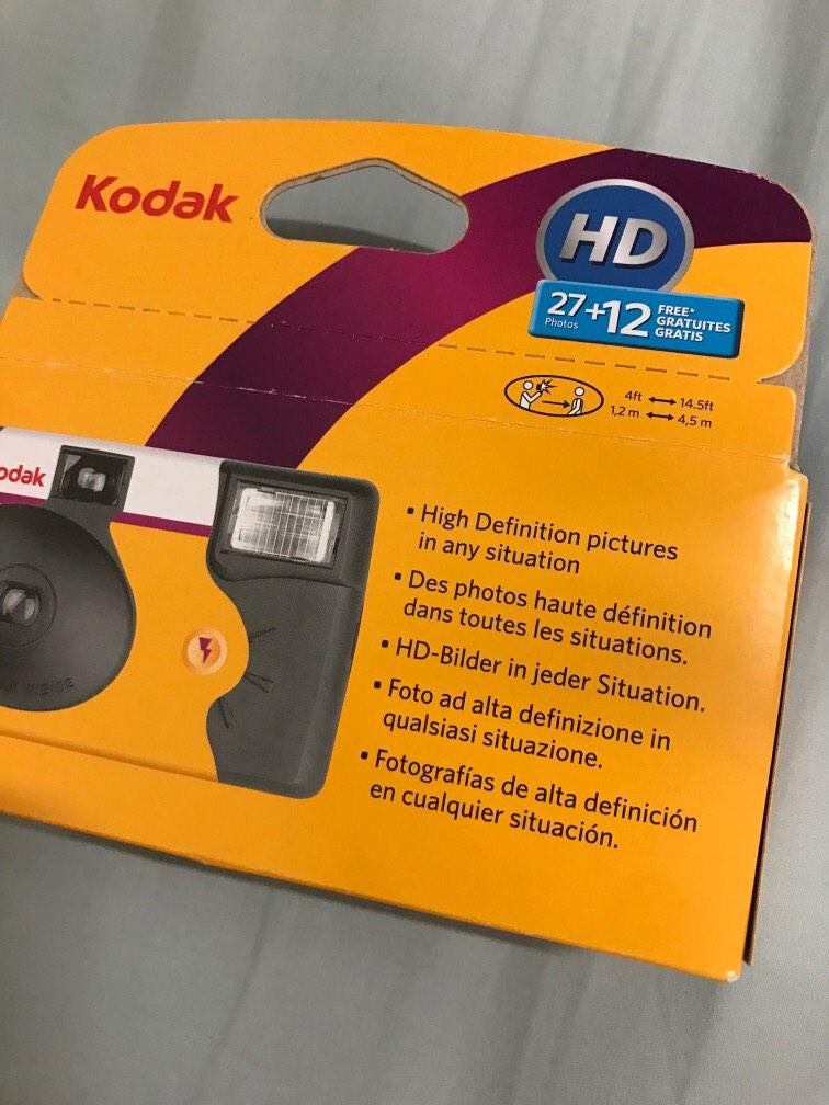 Kodak single use camera disposable hd power flash 37+12 photos