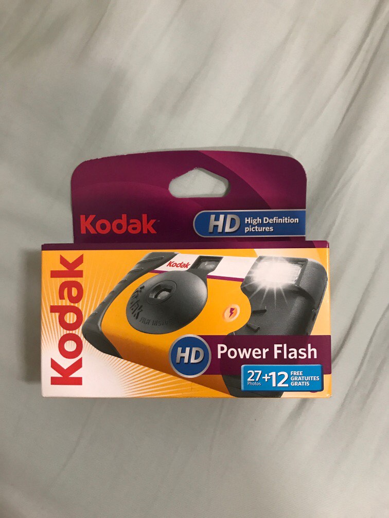 Kodak single use camera disposable hd power flash 37+12 photos