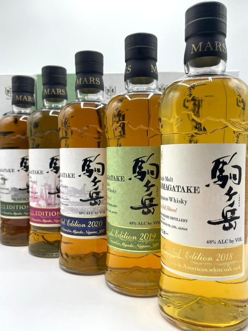 Komagatake Single Malt Whisky 700ml x 5 駒ヶ岳Limited Edition , 嘢