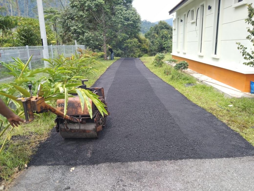 KONTRAKTOR TAR JALAN ASPHALT PREMIX BITUMEN LANDED TERES KONDOMINIUM