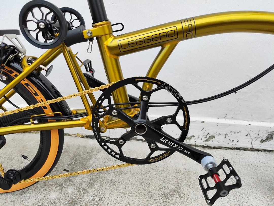 Leggero Trifold Bike, Custom Built with Mantell frame and novatec ...