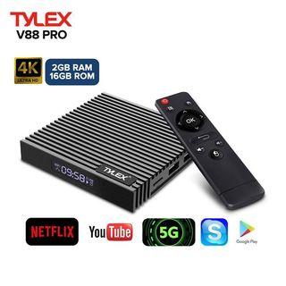 ‼️Legit & Brandnew ❤️TYLEX V88 PRO TV Box 2GB+16GB 5G 4K Ultra HD Android 9.0 Support H.265 Smart Multimedia Player  sale near legit brandnew brand new original Bulk for sale  yomo  Same Day Delivery  Cash on Delivery cod riz