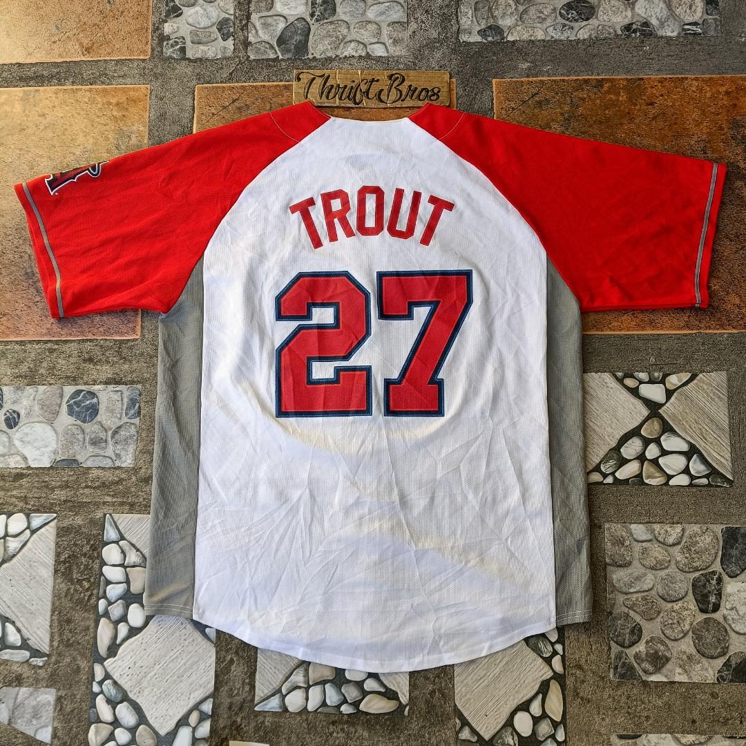 Los Angels Trout 27 MLB jersey, Men's Fashion, Tops & Sets, Tshirts