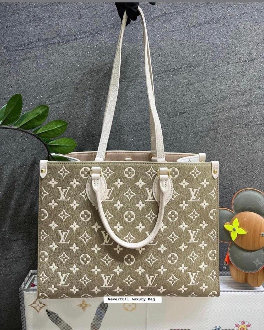 Louis Vuitton Neverfull NM Tote Spring in the City Monogram Empreinte  Leather MM Green 18429494