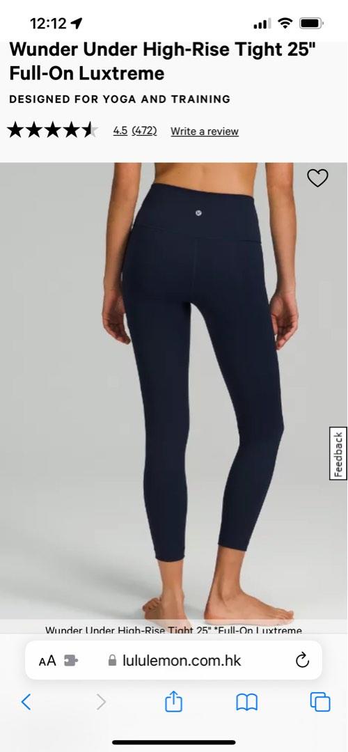 LULULEMON LEGGINGS NAVY BLUE