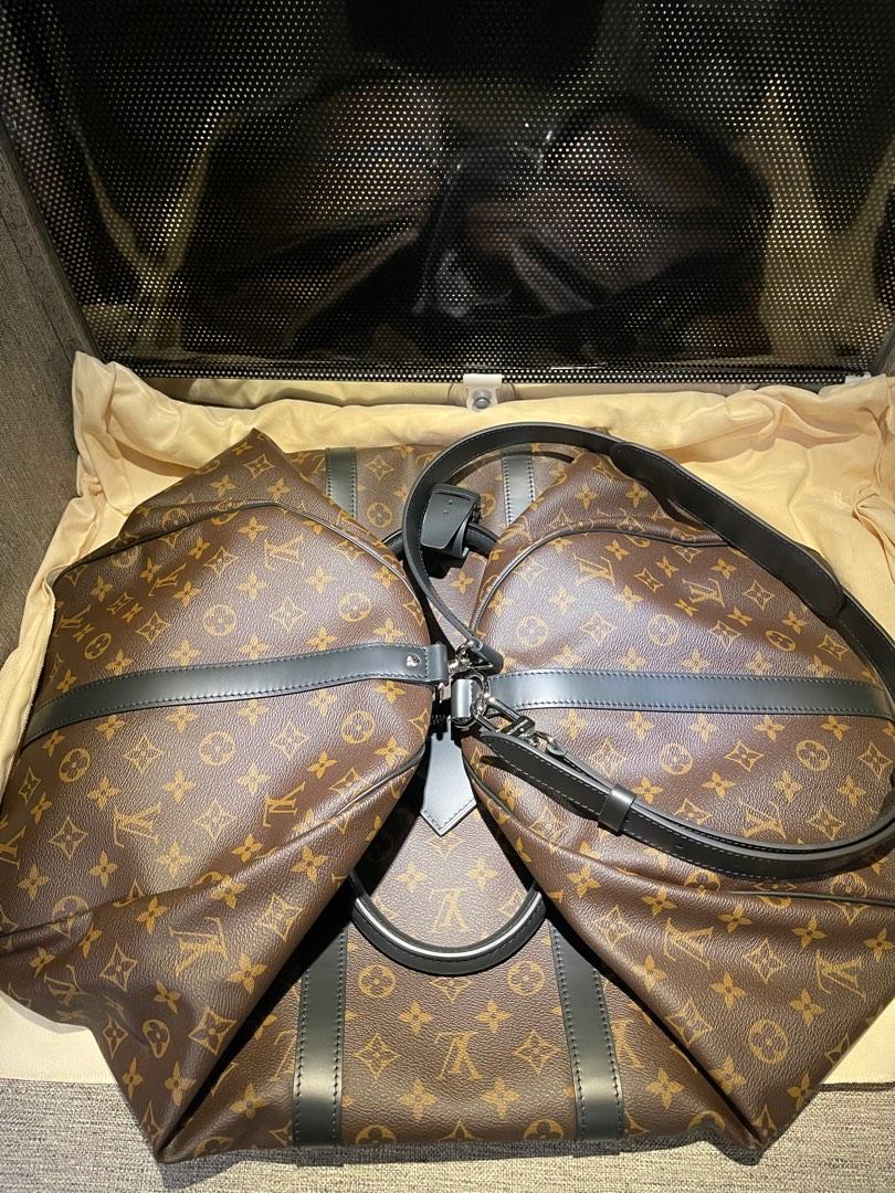 LOUIS VUITTON KEEPALL 55 UNBOXING/REVIEW!!! Monogram