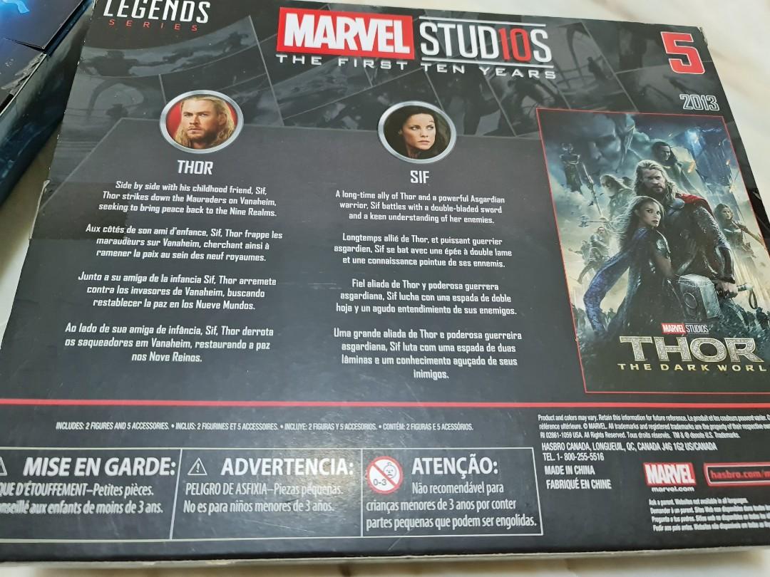 Marvel Studios: The First Ten Years - Thor: A Dark World Collector's Edition - Thor And Sif Figurines - 15cm