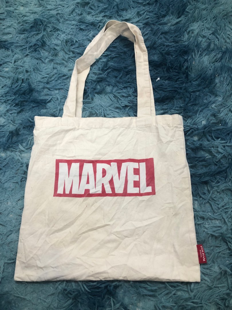 Marvel tote bag Men s Fashion Tops Sets Tshirts Polo Shirts